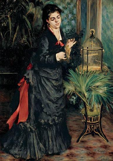 Pierre-Auguste Renoir Woman with a Parrot France oil painting art